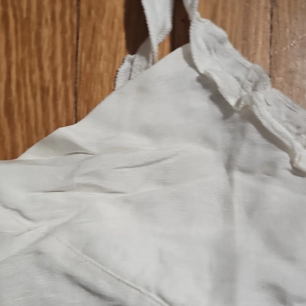 RVCA Ivory Ruffled Crop Top - Picture 4 of 8
